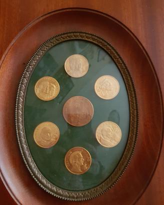 Sciltian Serie monete/medaglie in cornice legno