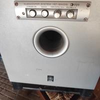 subwoofer yamaha con due casse vintage