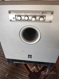 subwoofer yamaha con due casse vintage