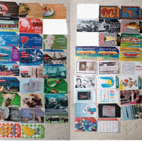 stock 65 varie schede telefoniche usate