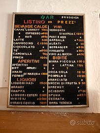 listino prezzi anni 80