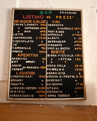 listino prezzi anni 80
