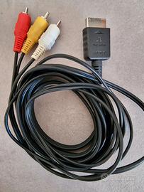 Cavo adattatore audio-video RCA originale per PS2