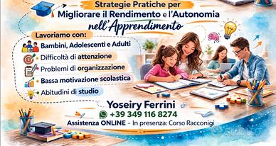 Aiuto compiti elementari e lezione di spagnolo