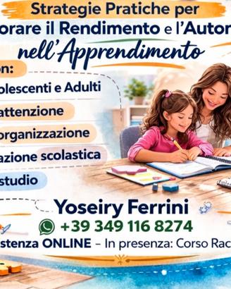 Aiuto compiti elementari e lezione di spagnolo
