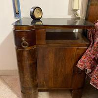 2 comodini in legno Noce  / Art Decò