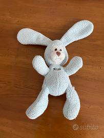 Coniglio Trudi originale colore azzurro