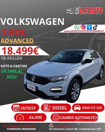 Volkswagen T-Roc 2.0 TDI SCR 4MOTION Advanced Blue