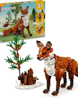 LEGO Creator 3 in 1 Animali della Foresta: Volpe R