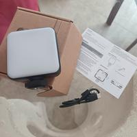 Luce led portatile bicolore, dimmerabile + clip