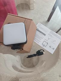 Luce led portatile bicolore, dimmerabile + clip