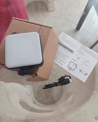 Luce led portatile bicolore, dimmerabile + clip