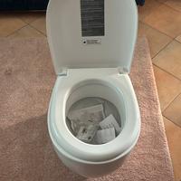 Sanitari nuovi :Vaso + bidet,marca globo filo muro