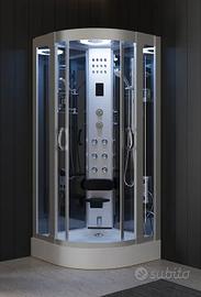 Box doccia multifunzione idromassaggio 95x95cm