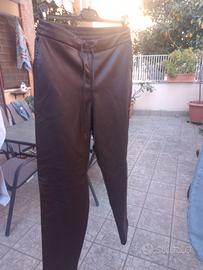 Pantaloni donna ecopelle