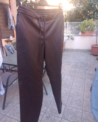 Pantaloni donna ecopelle