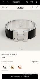 Bracciale rigido firmato "Hermés"