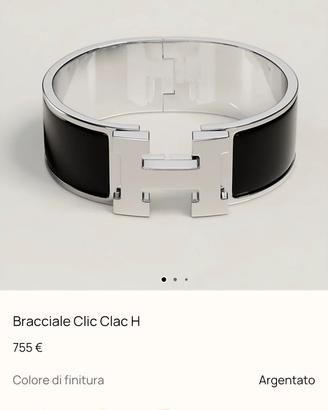 Bracciale rigido firmato "Hermés"