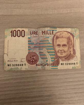 1000 lire anno 1990