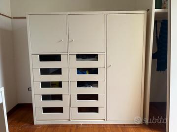 Cassettiera/armadio bianca