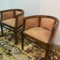 Poltroncine in legno