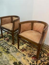 Poltroncine in legno