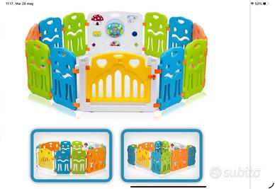 Recinto per bambini Baby Vivo Box XL con porta
