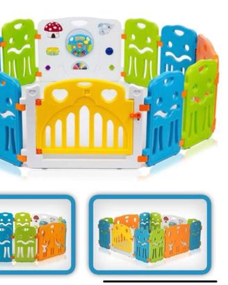 Recinto per bambini Baby Vivo Box XL con porta