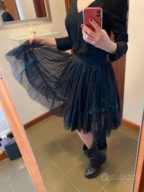 Gonna nera in tulle Mangano tg. 38