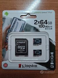 Micro SD Kingston Canvas Select plus 2x64GB 