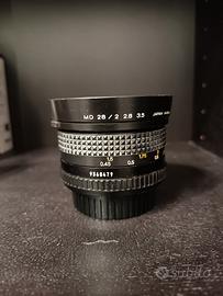 Kit Lenti Minolta 28mm 35mm 135mm + adattatore fuj