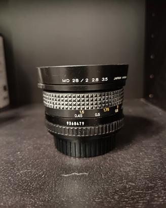 Kit Lenti Minolta 28mm 35mm 135mm + adattatore fuj
