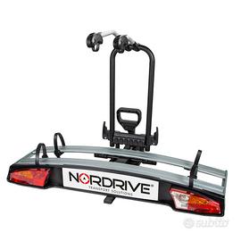 portabiciclette per gancio traino due bici prezzo