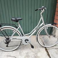 BICICLETTA DRALI DONNA NUOVA SHIMANO 5V BIANCHI AT