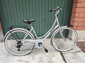 BICICLETTA DRALI DONNA NUOVA SHIMANO 5V BIANCHI AT