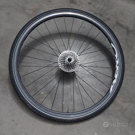 Ruote, pacco pignoni, copertone