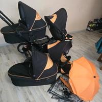 passeggino gemmellare/ fratellare duo senza ovetti