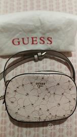 Borsa Guess originale tracolla postina rosa tenue