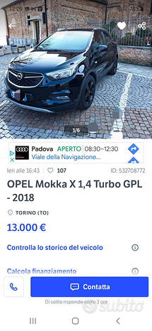 Opel Mokka X 1,4 Turbo GPL 2018