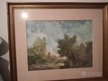   blocco di quadri amatoriali di vari pittori .