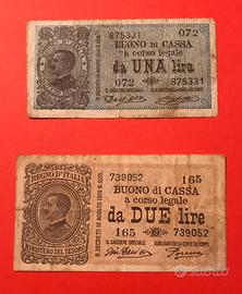 Banconote del Regno d'Italia 1914