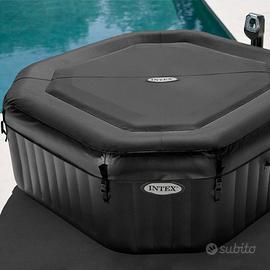 Piscina spa Intex Idromassaggio Riscaldabile Nera