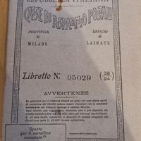 Libretto casse di risparmio