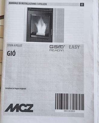 stufa a pellet MCZ mod. GIÒ