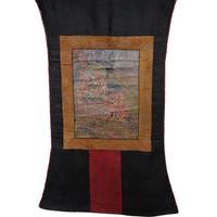 Antico thanka broccato dipinto a mano