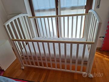 Lettino Pali 80x120 con materasso