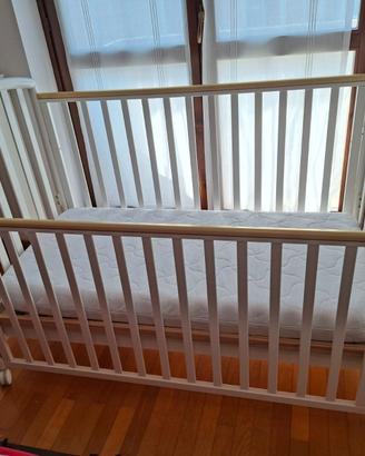 Lettino Pali 80x120 con materasso
