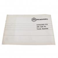 Catalogo parti di ricambio Piaggio Ape Car P2 tavo