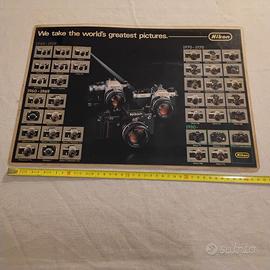 nikon tappettino pubblicitario vintage