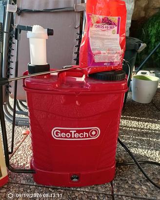 Irroratrice per diserbo a batteria + ossido di Ram